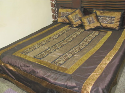 Miracle Furnishings Silk Double Bed Cover