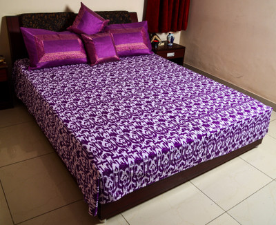 14% OFF on Sukriti Cotton King Bed Cover