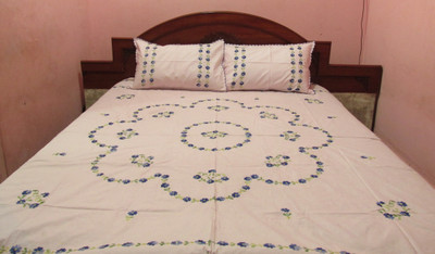 14% OFF on UniqueCraft Cotton Double Bed Cover 14% OFF on UniqueCraft Cotton Double Bed Cover