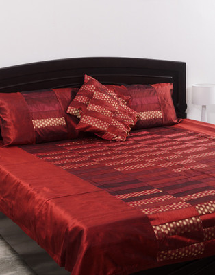 22% OFF on Kalasansar Polyester, Cotton Double Bed Cover 22% OFF on Kalasansar Polyester, Cotton Double Bed Cover