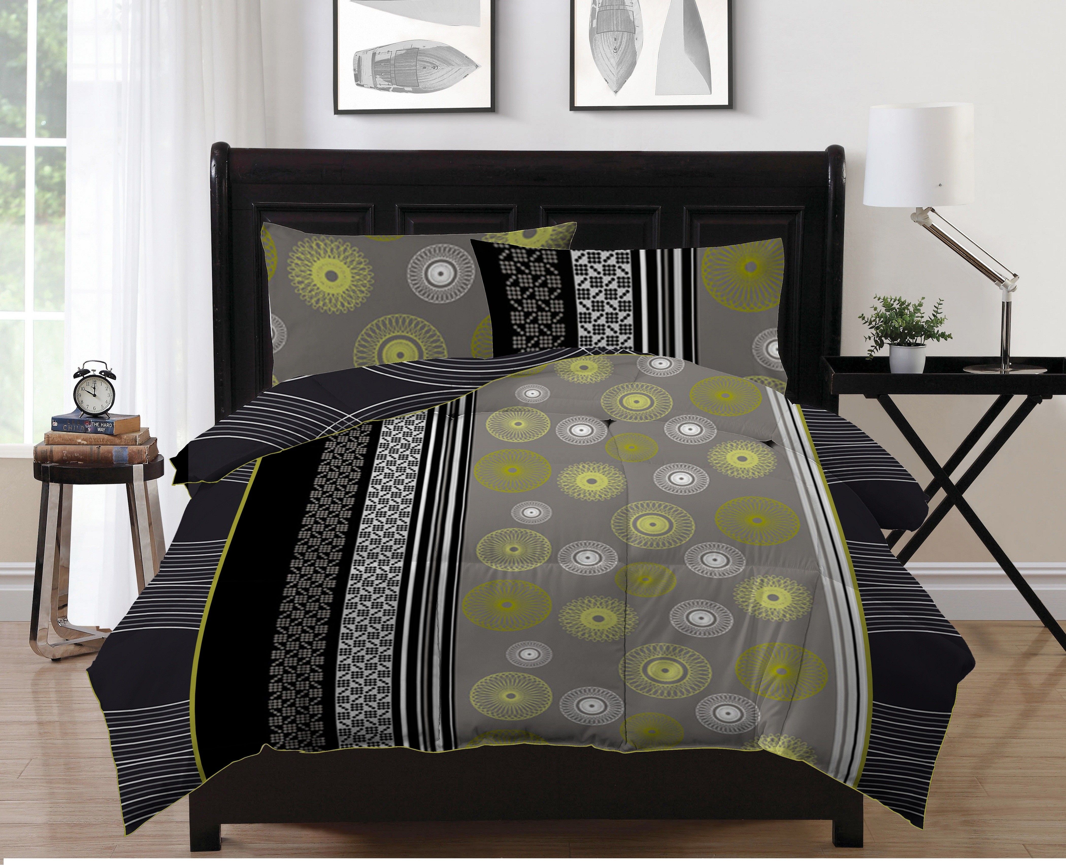 59% OFF on Aalidhra Colorful Clouds Polyester Bedding Set