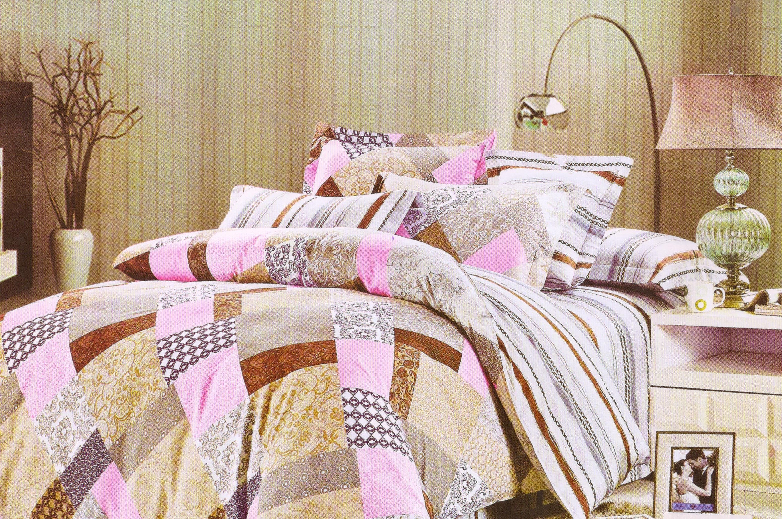 Valtellina Ruby 4Pc Polycotton Bedding Set