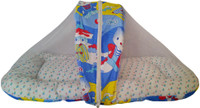 Glitz Baby Shades of Blue Cotton Bedding Set