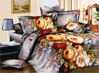 50% OFF on Dexim Floral Polyester, Cotton Bedding Set 50% OFF on Dexim Floral Polyester, Cotton Bedding Set