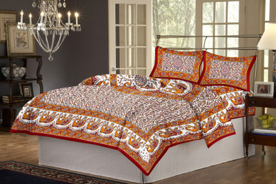 46% OFF on StyleNcomfort 100% Cotton Red Double Bed Sheet Set Cotton Bedding Set 46% OFF on StyleNcomfort 100% Cotton Red Double Bed Sheet Set Cotton Bedding Set