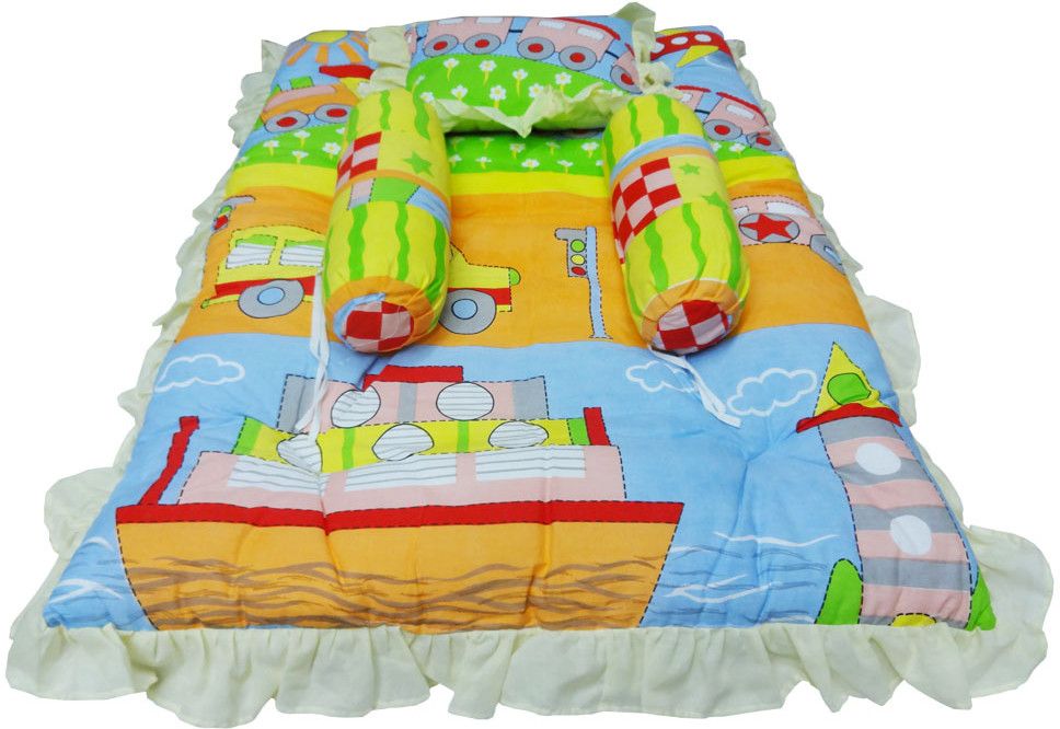 Wonderkids Vehicles Print Polyester, Cotton Bedding Set