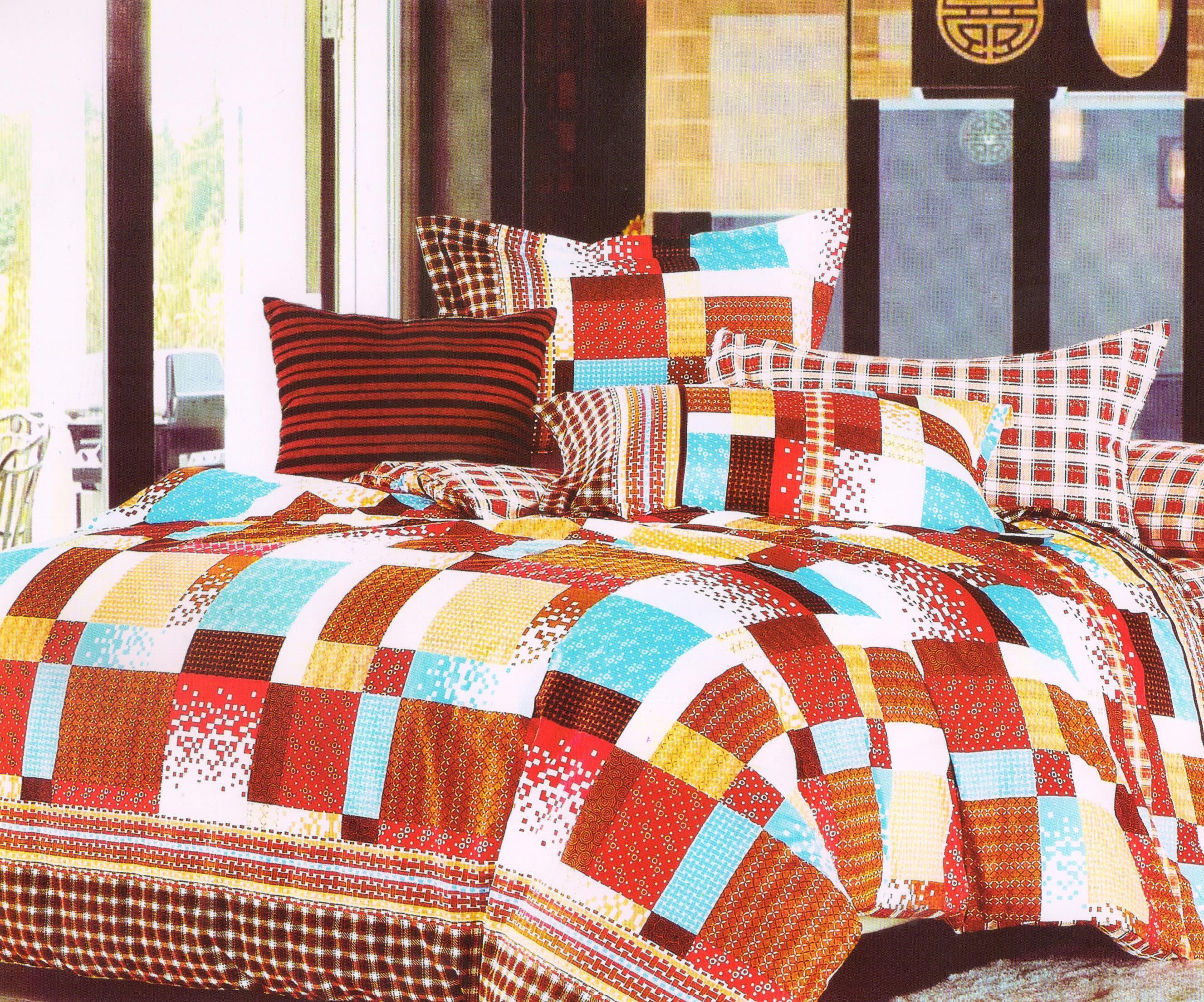 Valtellina Ruby 4Pc Polycotton Bedding Set