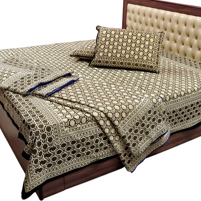 55% OFF on Little India Ethnic Cotton Bedding Set