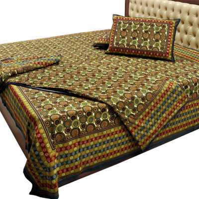 26% OFF on JaipurRaga Bedsheet Cotton Bedding Set