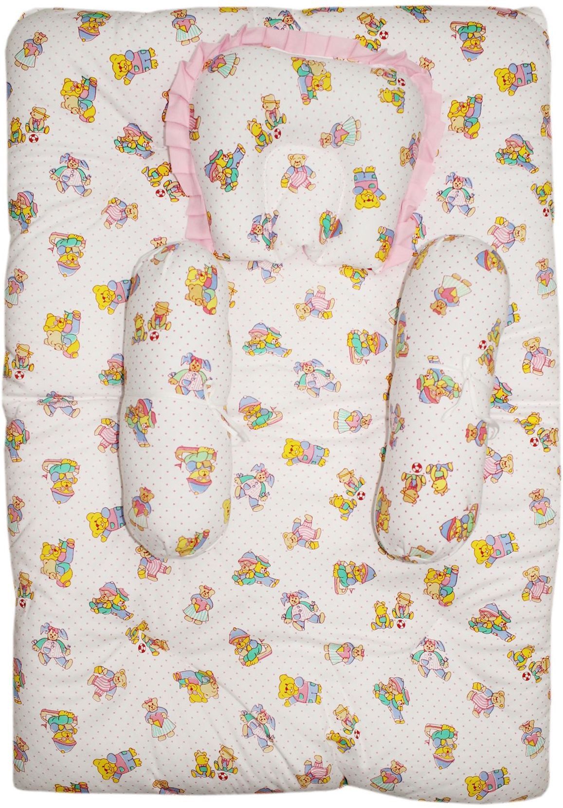 Wonderkids Teddy Print Cotton Bedding Set