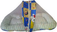 Glitz Baby Shades of Blue Cotton Bedding Set