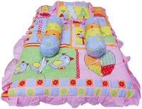 Wonderkids Bird Print Polyester, Cotton Bedding Set