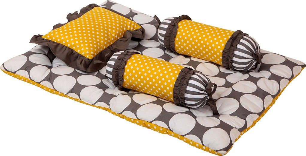 Bacati Velcro Cotton Bedding Set