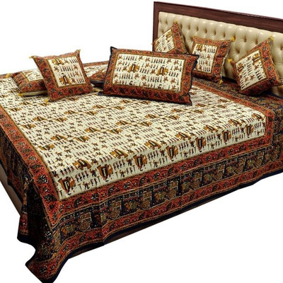 21% OFF on Sunshine Rajasthan Flora Cotton Bedding Set 21% OFF on Sunshine Rajasthan Flora Cotton Bedding Set