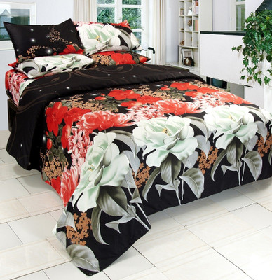 18% OFF on Vertex Polyester Floral Double Bedsheet 18% OFF on Vertex Polyester Floral Double Bedsheet