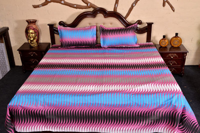 56% OFF on Urban Style Cotton Printed Double Bedsheet 1 Double Bedsheet, 2 Pillow Cover, Multicolor