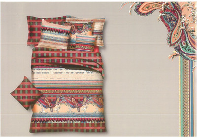 37% OFF on Ross Luxury Living Cotton Paisley Double Bedsheet