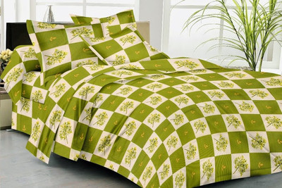 58% OFF on Buyclues Cotton Abstract King sized Double Bedsheet 58% OFF on Buyclues Cotton Abstract King sized Double Bedsheet