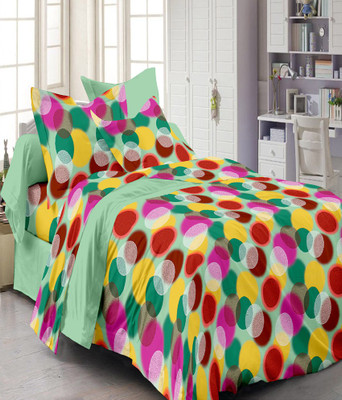 50% OFF on Trendy Home Cotton Geometric Double Bedsheet One Double Bedsheet, Green 50% OFF on Trendy Home Cotton Geometric Double Bedsheet One Double Bedsheet, Green