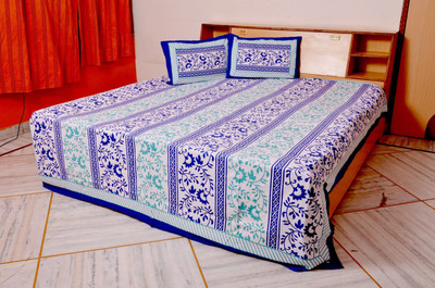 60% OFF on Handicana Cotton Printed Double Fitted Bedsheet 60% OFF on Handicana Cotton Printed Double Fitted Bedsheet