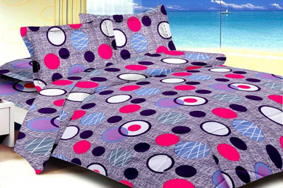 34% OFF on Royal Crust Cotton Printed Double Bedsheet