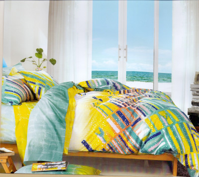 30% OFF on Ross Luxury Living Cotton Checkered Single Bedsheet