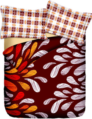 53% OFF on meSleep Cotton Floral Double Bedsheet 53% OFF on meSleep Cotton Floral Double Bedsheet
