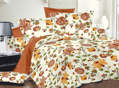 50% OFF on Dreamscape Cotton Floral Double Bedsheet Bedsheet, Two Pillow Covers, Multicolor 50% OFF on Dreamscape Cotton Floral Double Bedsheet Bedsheet, Two Pillow Covers, Multicolor