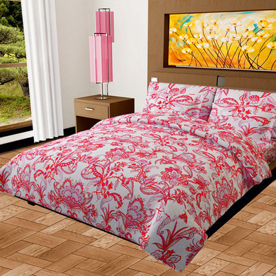 By Adab Cotton Paisley King Bedsheet