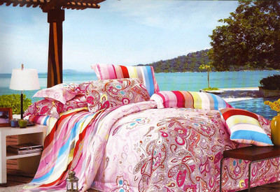 62% OFF on Wrap Cotton Floral Double Bedsheet