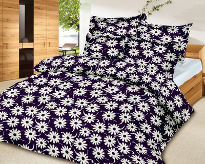 60% OFF on meSleep Cotton Graphic Double Bedsheet