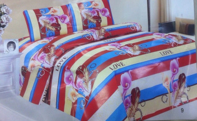 33% OFF on Brida Polyester Floral Double Bedsheet