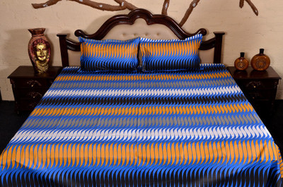 50% OFF on Urban Style Cotton Printed Double Bedsheet 1 Bedsheet, 2 Pillow Covers, Multicolor