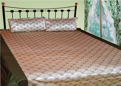 43% OFF on HandloomTrendz Polycotton Checkered Double Bedsheet