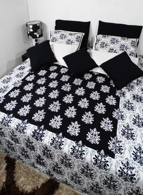 46% OFF on Heritagefabs Cotton Printed Double Bedsheet