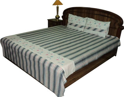 37% OFF on Amita Home Furnishing Cotton Printed Queen Bedsheet