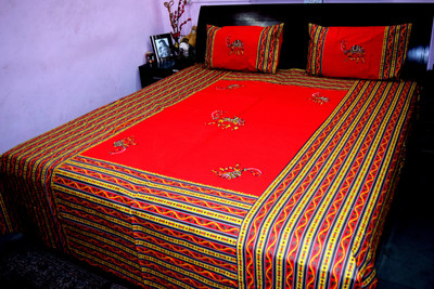 46% OFF on Rajasthani Decor Cotton Printed King Bedsheet 46% OFF on Rajasthani Decor Cotton Printed King Bedsheet