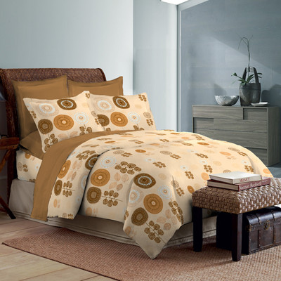 Bombay Dyeing Polycotton Printed Double Bedsheet
