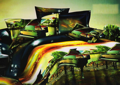 51% OFF on ZigmaCollections Cotton Printed Double Bedsheet