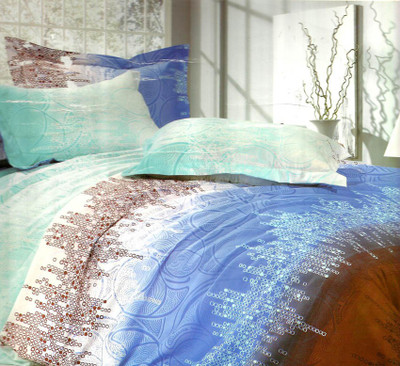 53% OFF on Reliable Polycotton Graphic Double Bedsheet