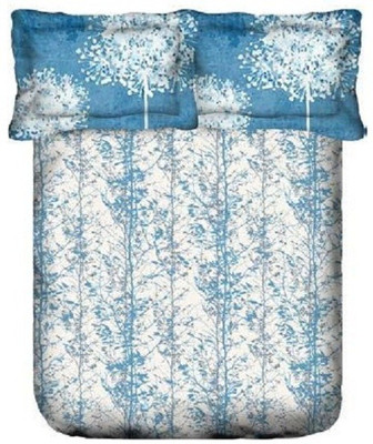 Trident Cotton Printed Queen Bedsheet Trident Cotton Printed Queen Bedsheet