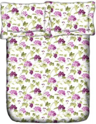 40% OFF on Weaves Cotton Abstract Double Bedsheet
