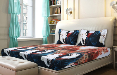 42% OFF on Dream Home Cotton Linen Blend Graphic Queen Bedsheet 42% OFF on Dream Home Cotton Linen Blend Graphic Queen Bedsheet