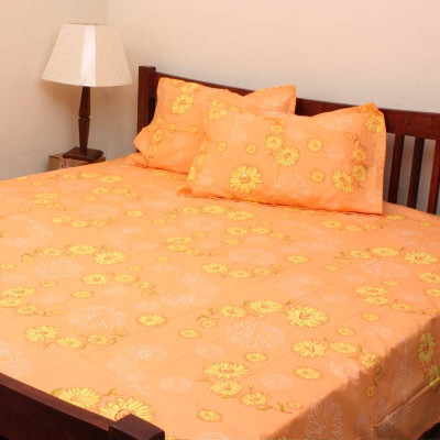 55% OFF on Home and Bazaar Cotton Floral Double Fitted Bedsheet 55% OFF on Home and Bazaar Cotton Floral Double Fitted Bedsheet
