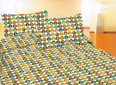 56% OFF on Lali Prints Cotton Printed Single Bedsheet 1 Bedsheet, Multicolor