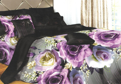 46% OFF on Retro Pool Polycotton Floral Double Bedsheet