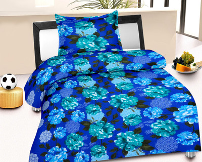 24% OFF on Caps Cotton Self Design Single Bedsheet