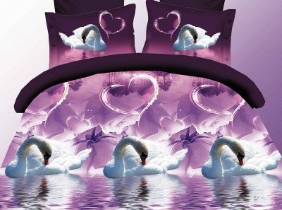 63% OFF on By Vikon's Polycotton Printed Double Bedsheet