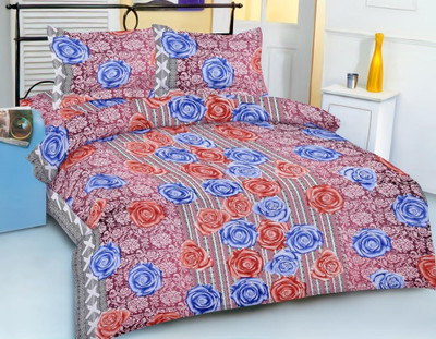 34% OFF on Royal Crust Cotton Floral Double Bedsheet