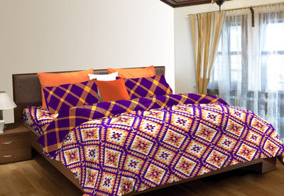 10% OFF on Stellar Home USA Cotton Printed Double Bedsheet 1 Bed Sheet, 2 Pillow Covers, Multi Colour 10% OFF on Stellar Home USA Cotton Printed Double Bedsheet 1 Bed Sheet, 2 Pillow Covers, Multi Colour